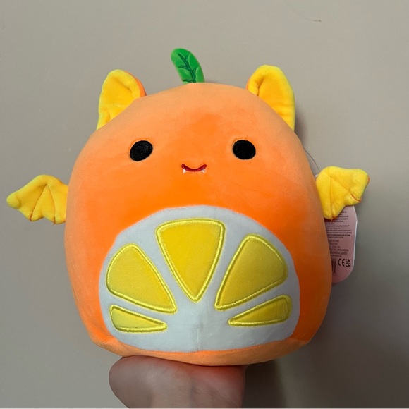Squishmallows Other - NWT 8” Barnet the Orange Fruit Bat Squishmallow